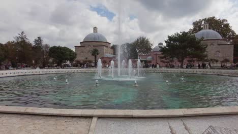 istanbul sultanahmet square, ahmad maydan fountain. turkey