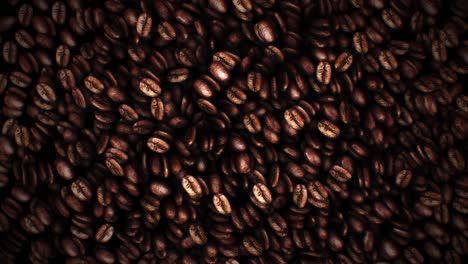 close-up of coffee beans