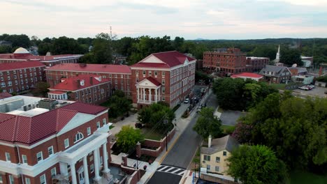 farmville virginia aerial push in