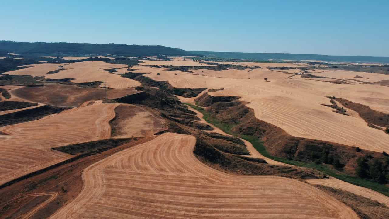 vista aérea de las tierras de cultivo en terrazas