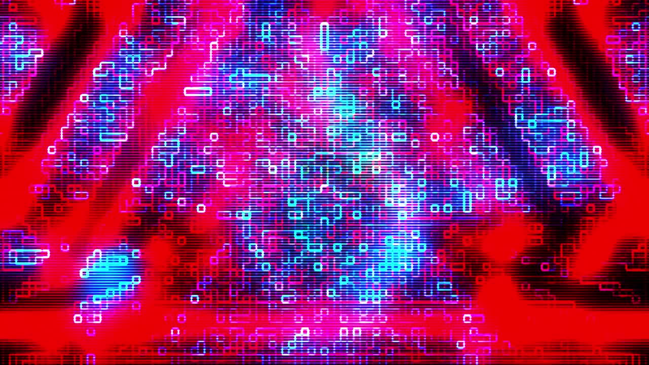 3d render animación fondo abstracto, para mostrar la vista de bucle que va a fondo triángulo, concepto de tecnología. diseño creativo muchas texturas de línea se está moviendo patrón abstracto fondo de moda.