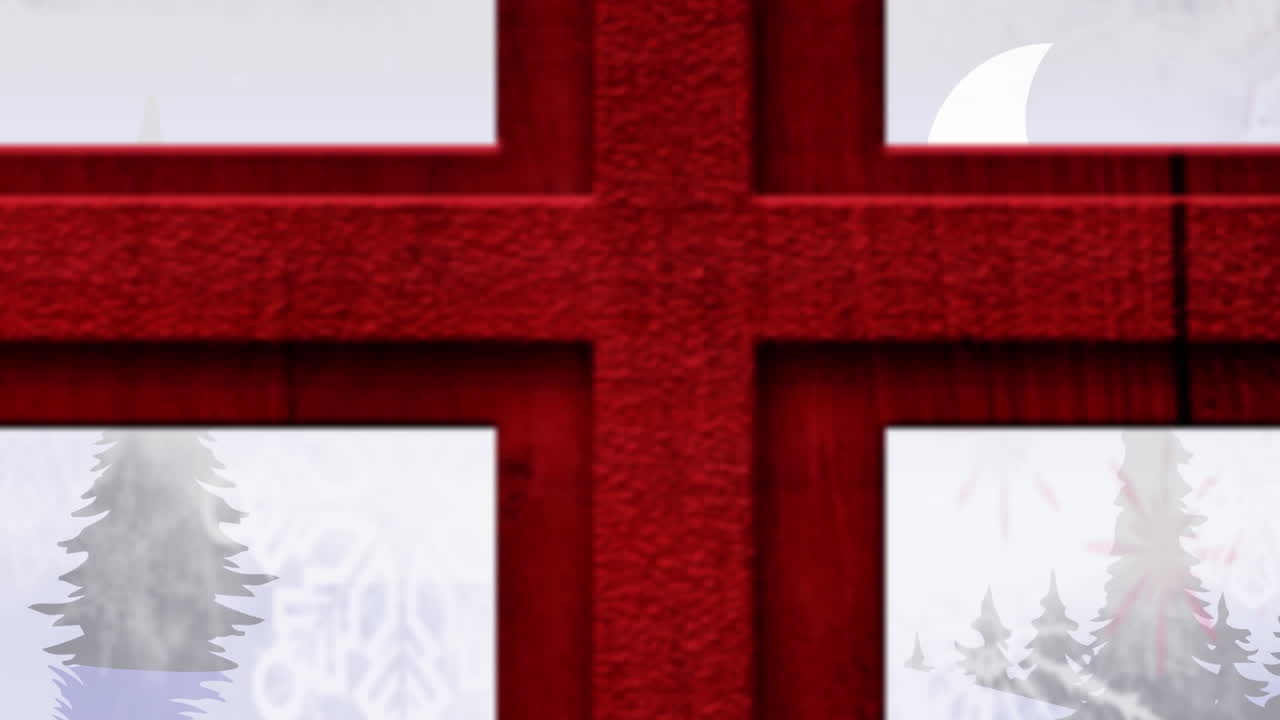 사 ⁇  과 함께  ⁇ 매 를 타고 있는 산타 와 함께 겨울 풍경 의 애니메이션