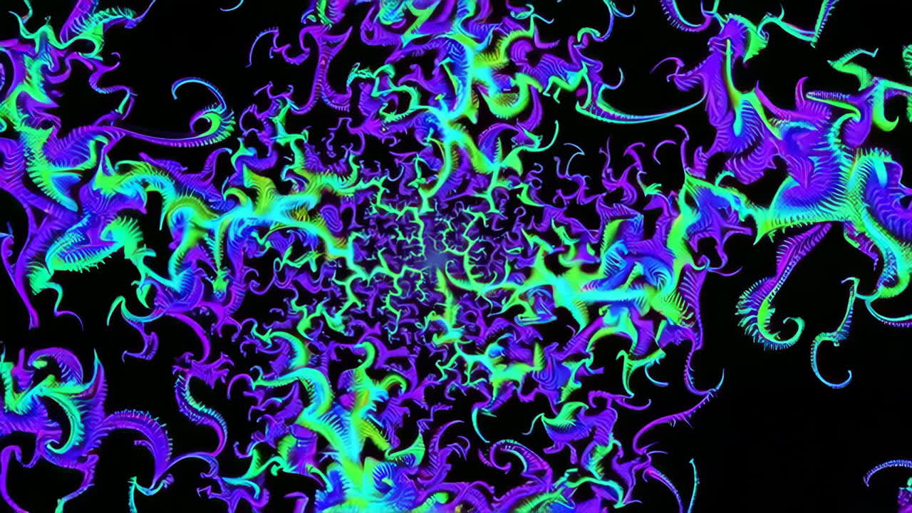 Abstract Fractal Spiral Design