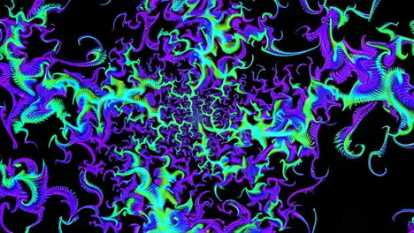 abstract fractal spiral design