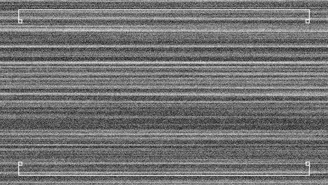animación de líneas blancas sobre la pantalla con fallo