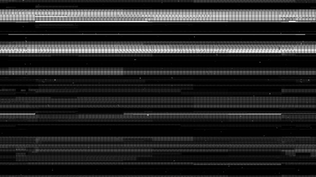 Sfondo Astratto con Rumore Glitch Digitale e Linee Tremolanti