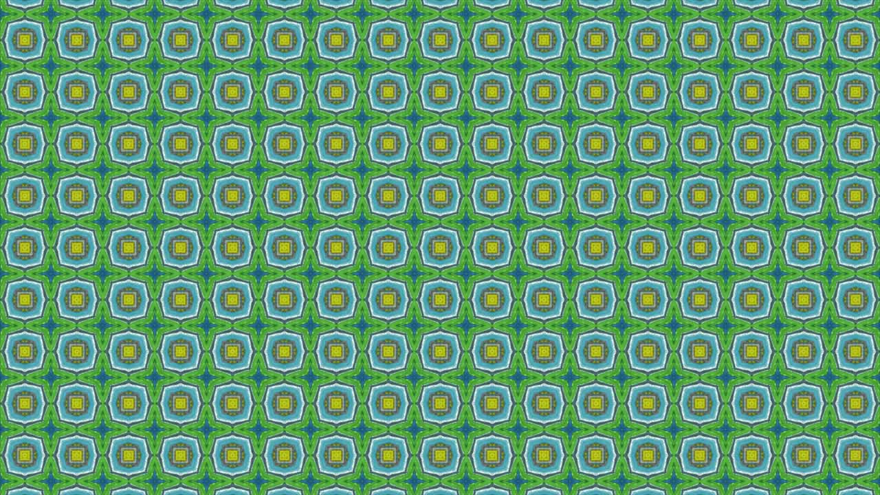 Kaleidoscope pattern background loop.