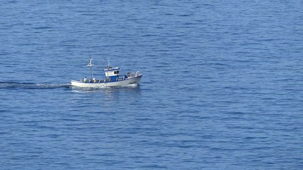 Barca da pesca vicino a Tenerife