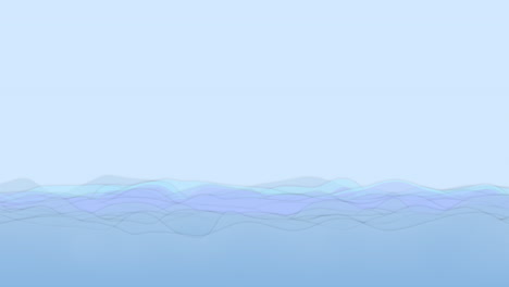 abstract blue wave background
