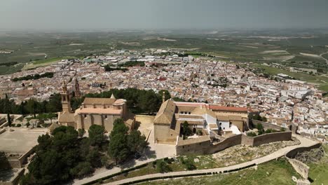 andalusian village where most of the polvorones are manufactured that are consumed throughout spain and abroad video made by the mavic 3 in c4k and without color correction