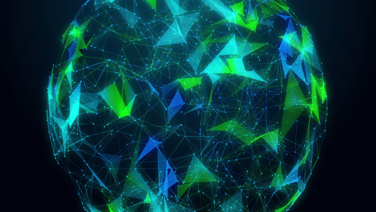 Animation of detailed plexus structure 4k