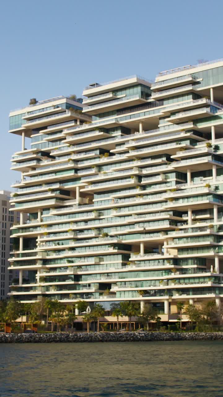 Modern Luxury High-Rise Apartment Building in Dubai