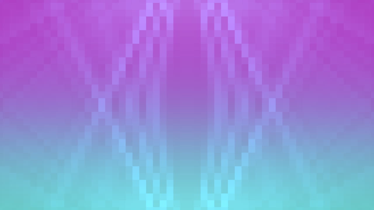 patrón de píxeles azules y morados con efecto de 8 bits