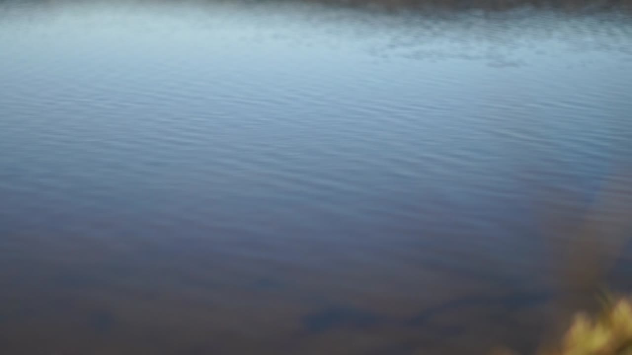 smooth flowing water