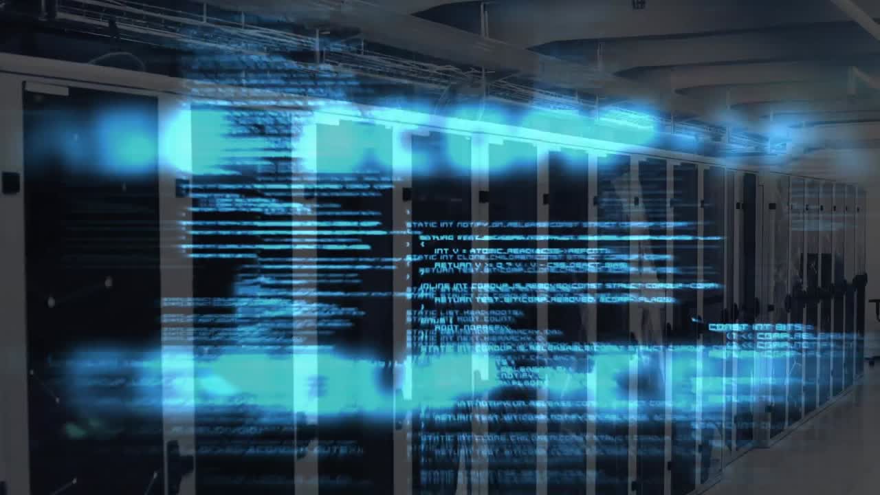 procesamiento de datos contra la sala de servidores