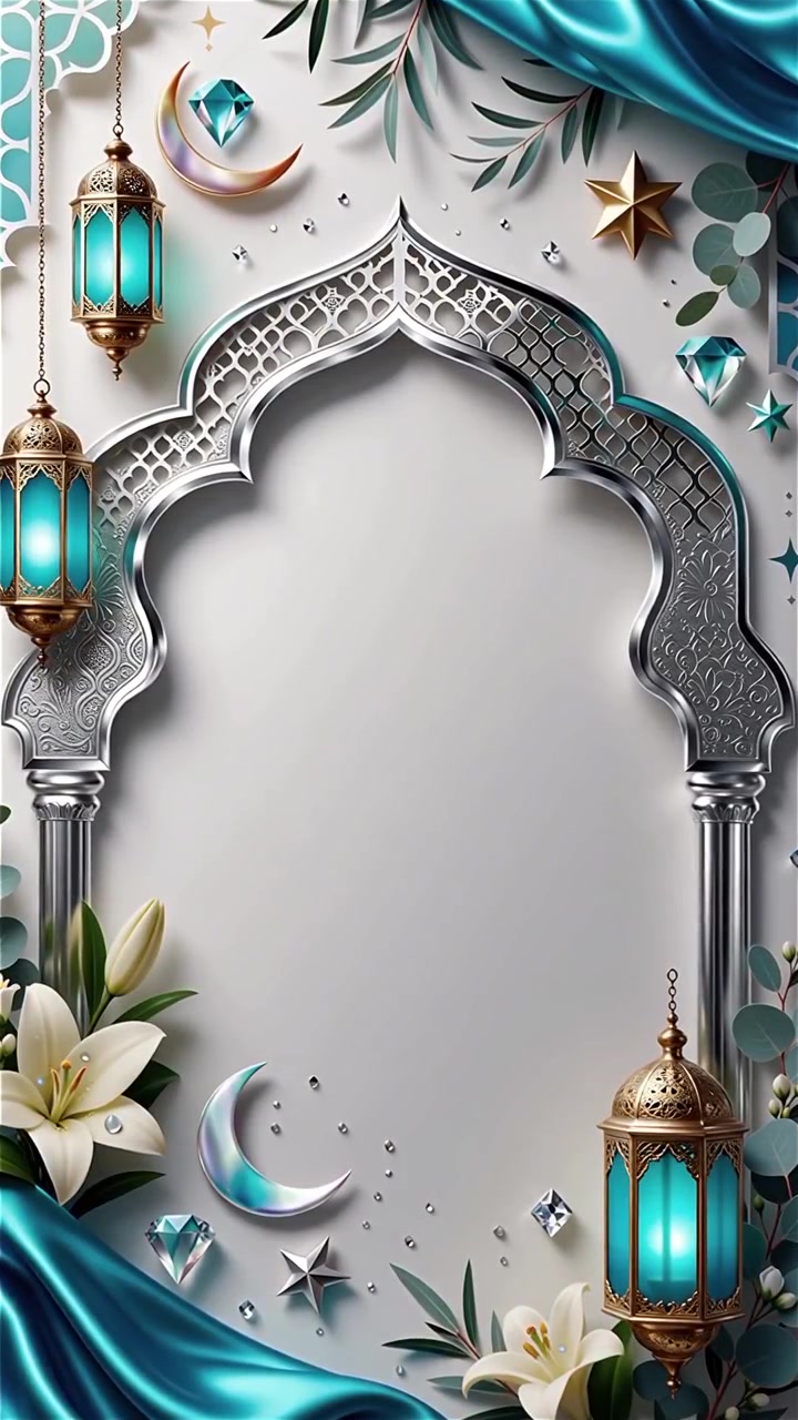Compleanno del Profeta Maometto Mawlid al-Nabi Sfondo Islamico
