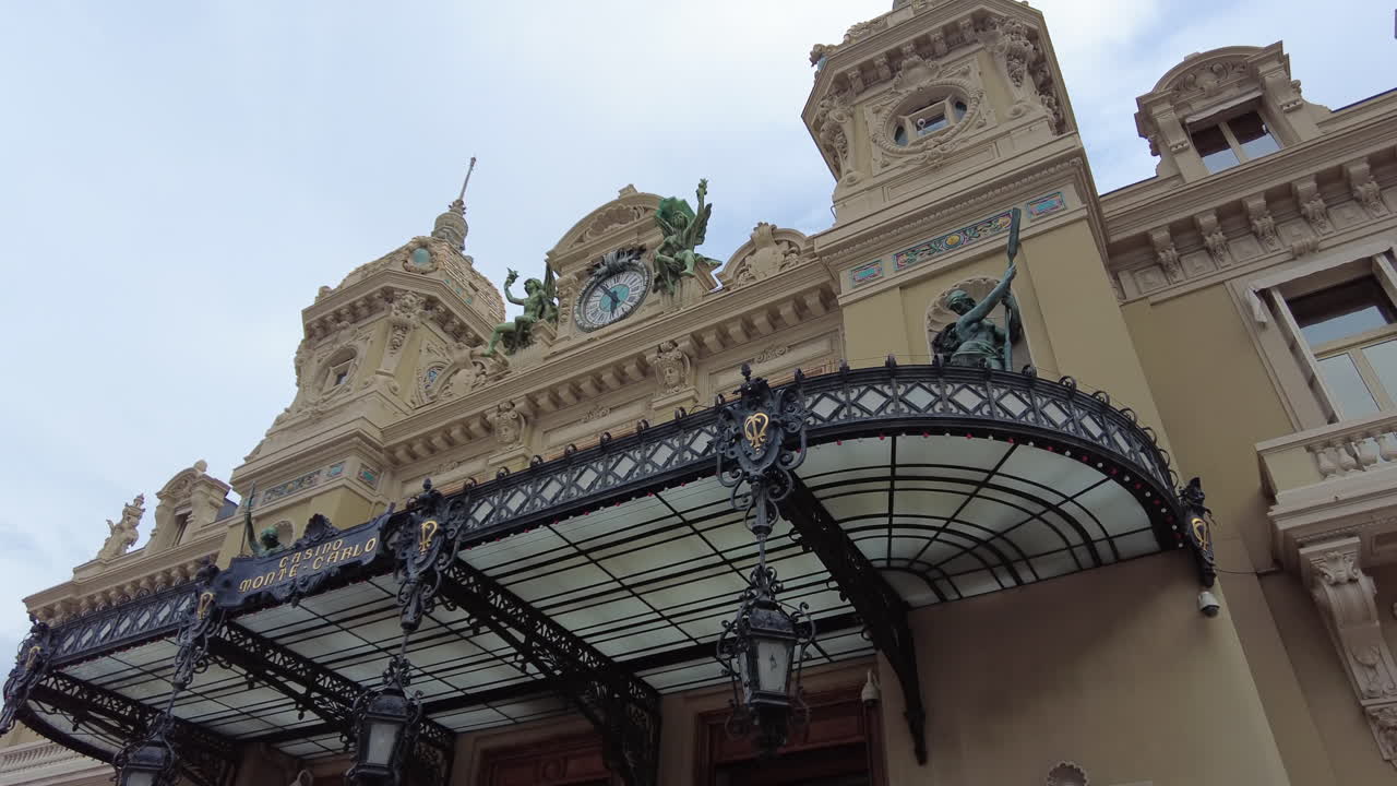 The entrance of the Monte-Carlo Casino in Monaco