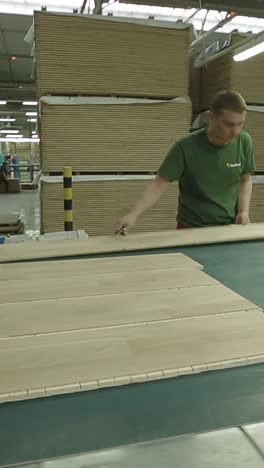 producción moderna de parquet