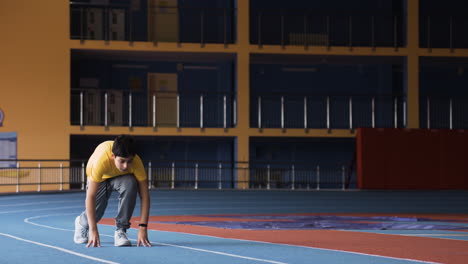 Boy-training-indoors