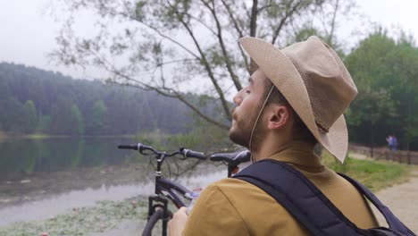 finding peace and relaxation in nature.