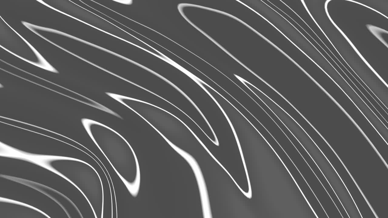 Abstract gray lines flow in waves.