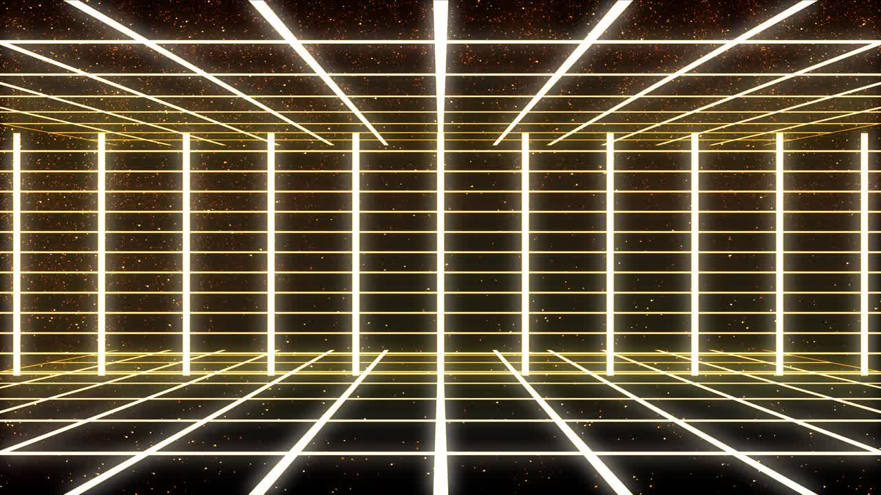 주황색 입자가 있는 애니메이션 그리드를 배경으로 사용할 수 있습니다.