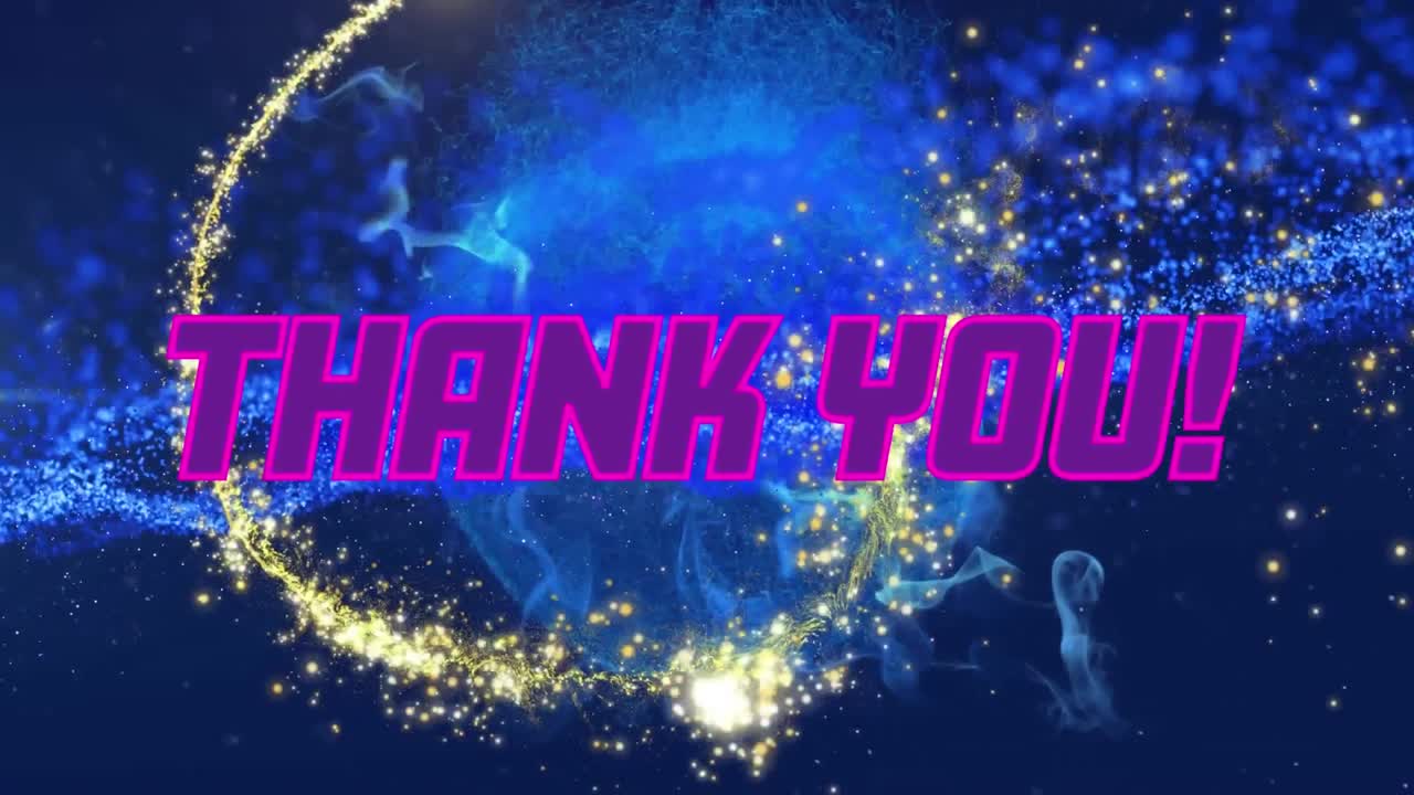 빛나는  ⁇ 별과 지구촌 위에 있는 감사 문자의 애니메이션