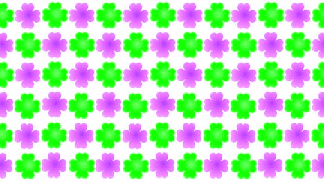 four leafed clover saint patrick day irish holiday seamless loop motion background