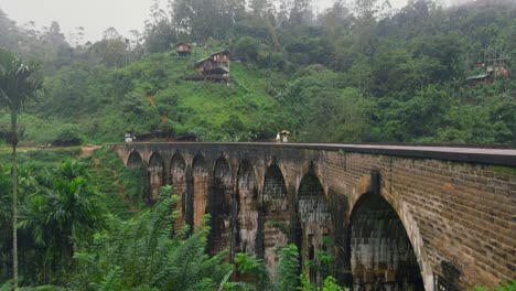 nine arch bridge, sri lanka in the rainforest