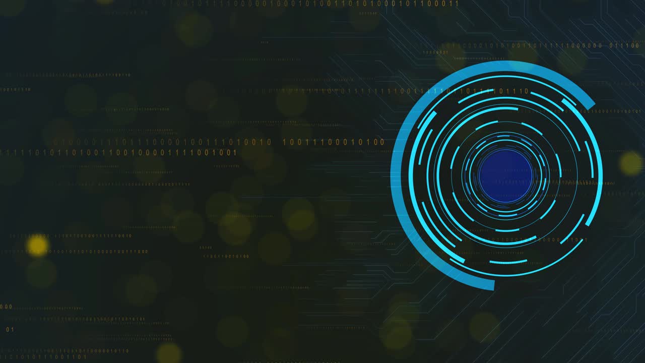 Futuristic digital hud circle count display technology user interface hi tech future design radar