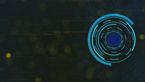 futuristic digital hud circle count display technology user interface hi tech future design radar