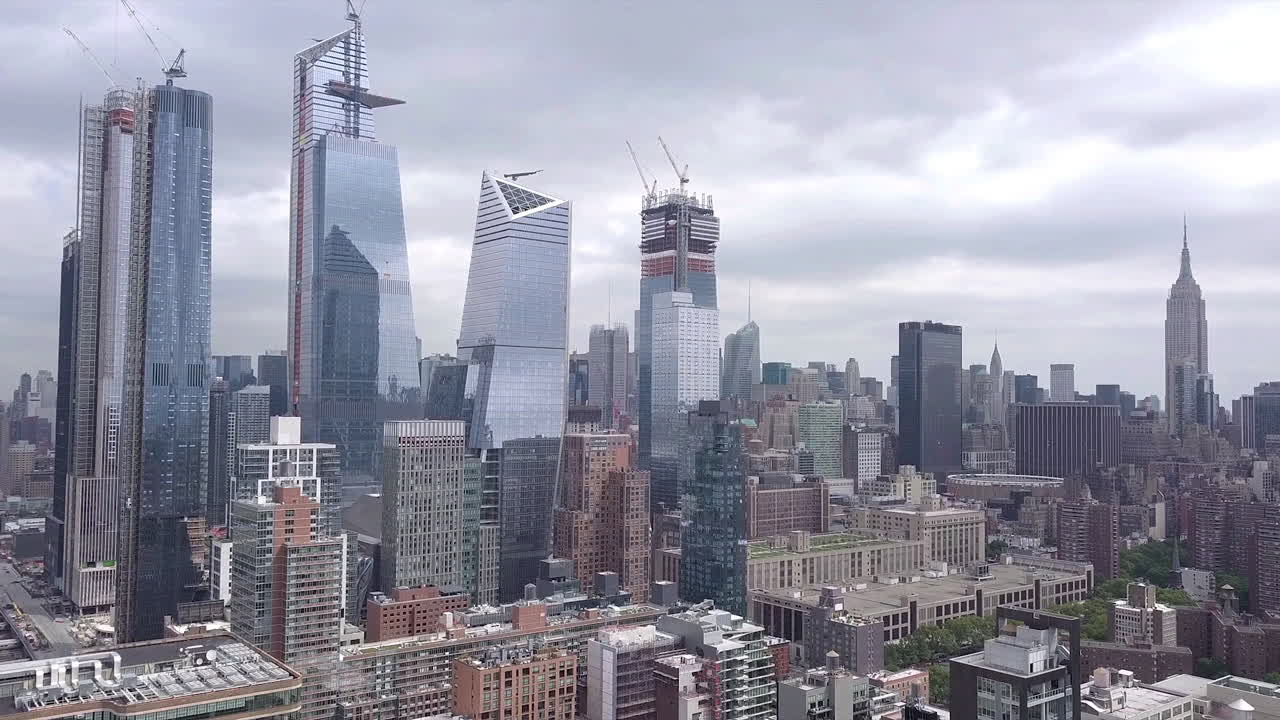 vista aérea de la ciudad de nueva york