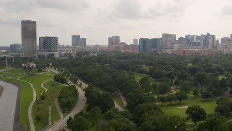 Aerial-view-of-the-Texas-Medical-Center-in-Houston,-Texas