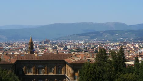 overlooking florence cityscape