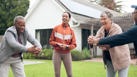 Class,-coaching-and-fitness-with-old-people