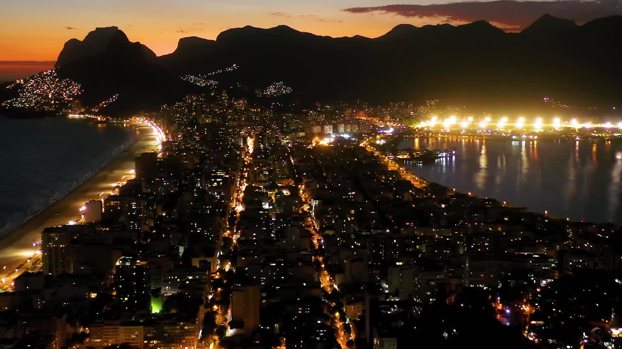 International travel destination of coast city of Rio de Janeiro Brazil. Tropical vacation travel.