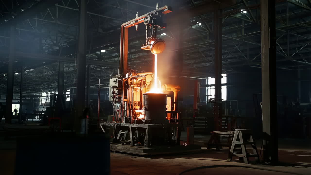 Metal Casting in a Foundry