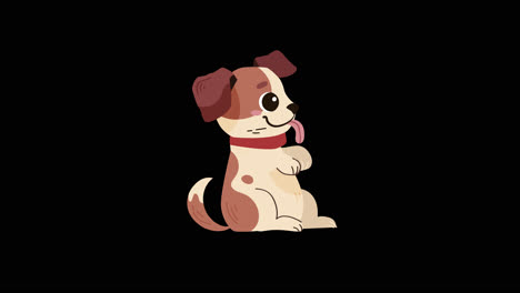 cute cartoon dog