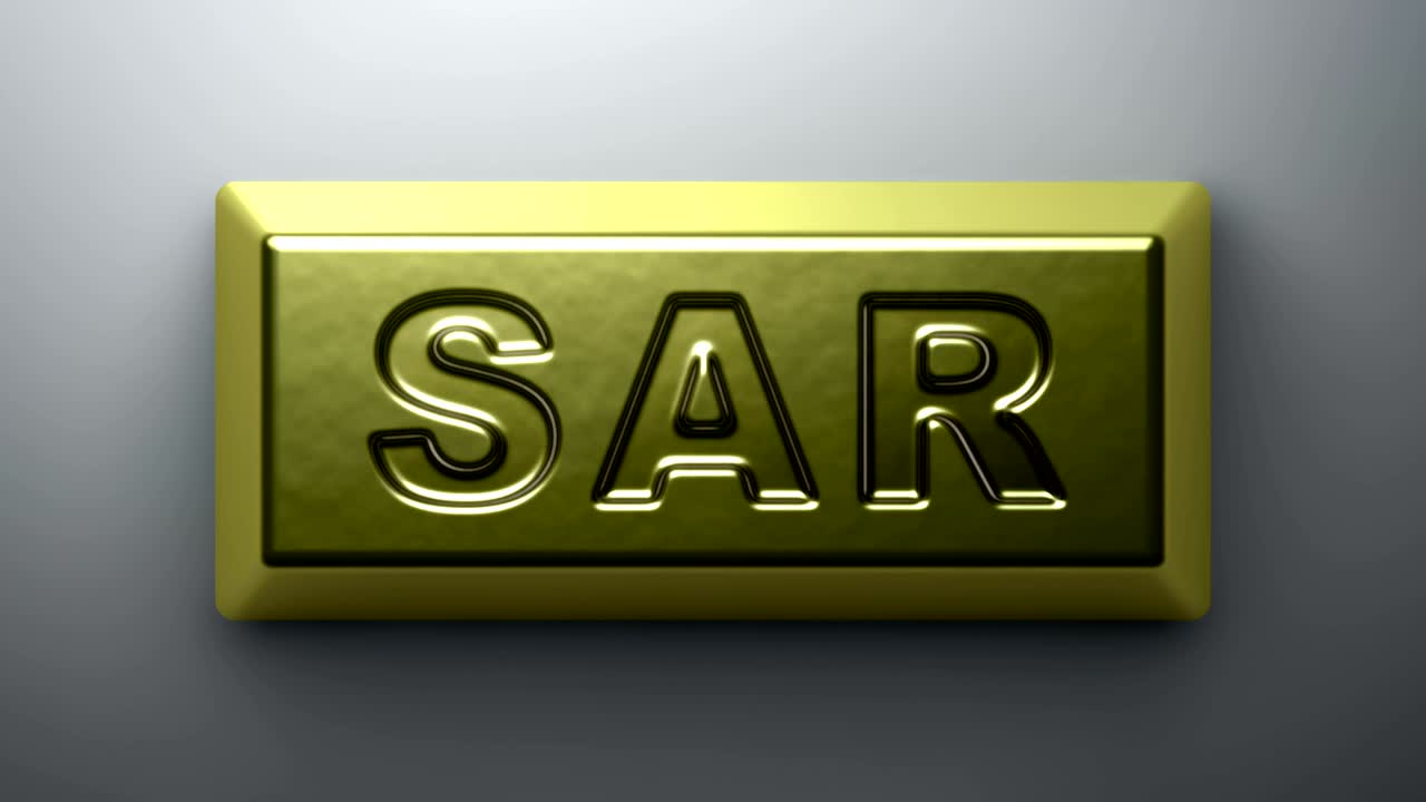 riyal saudí. imágenes en bucle con resolución de 4k.