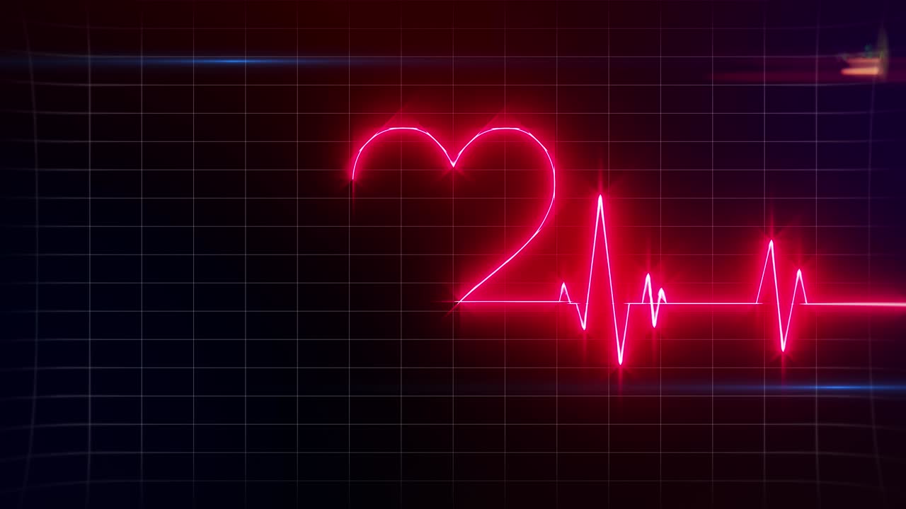 은 심장 모양의 스 트레이스 추상적인 배경, 루프