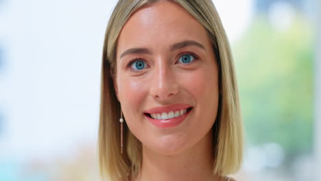 Woman,-face-or-smile-on-mock-up-background