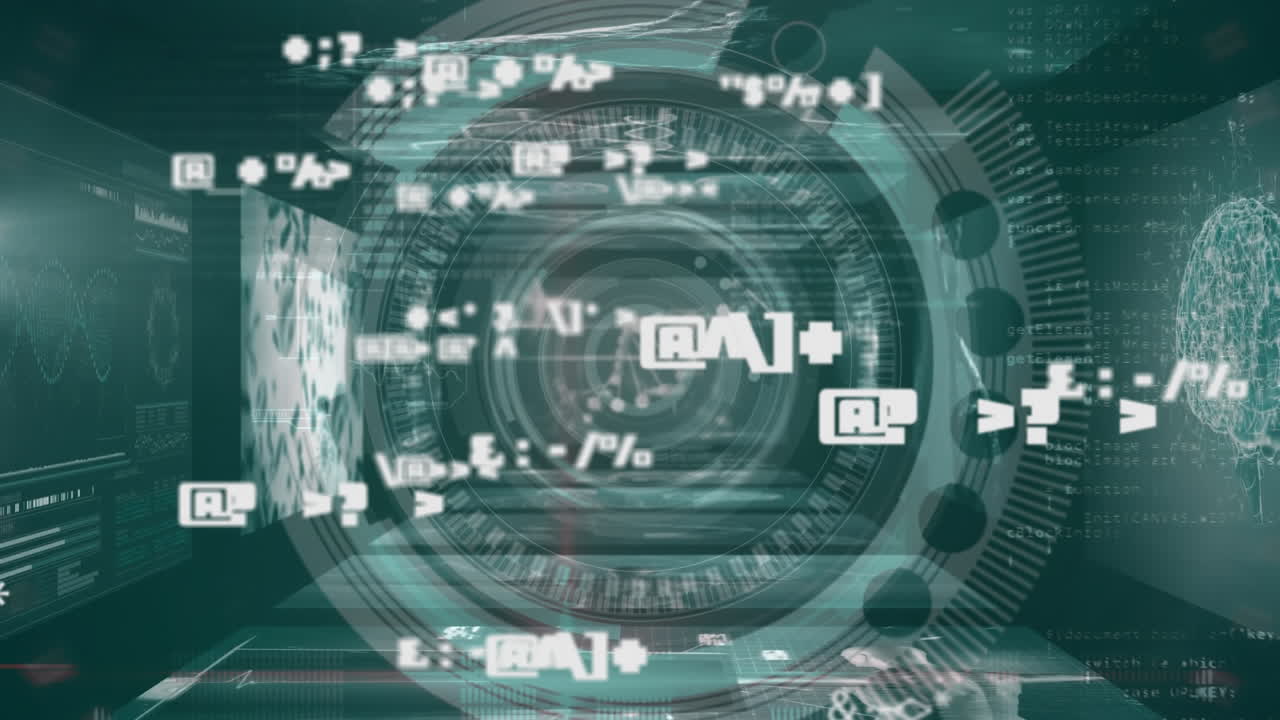 스크린에서 스 ⁇  스캔과 데이터 처리의 애니메이션