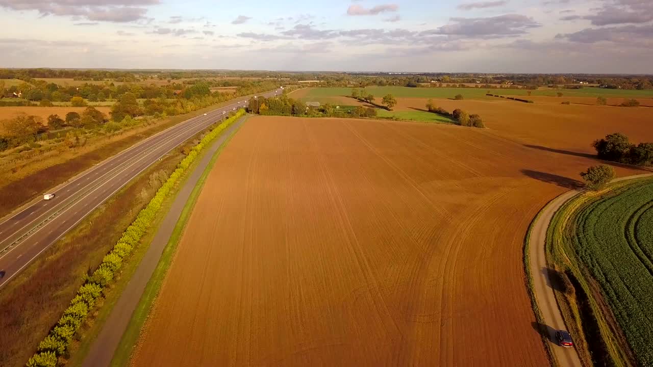 A120 Motorway flyby