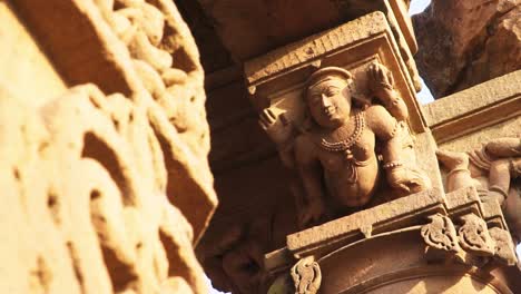 beautiful sculpture in hindu temple