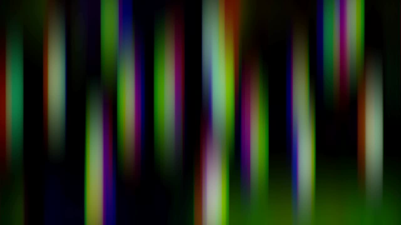distorted and blurred motion of multicolored bright lights