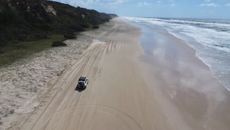 drone shot: fraser island australia