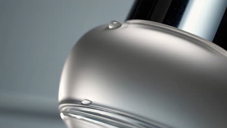 close-up of a luxury cosmetic cream bottle