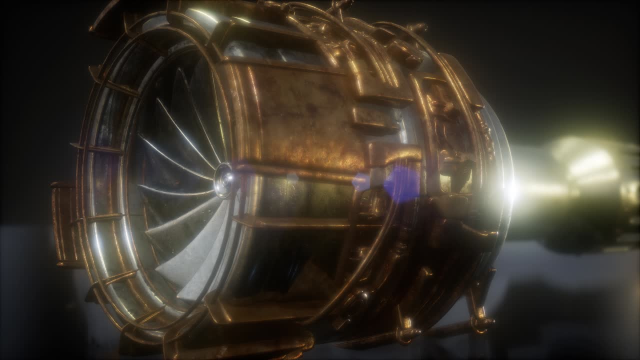 제트 엔진 터빈 부품