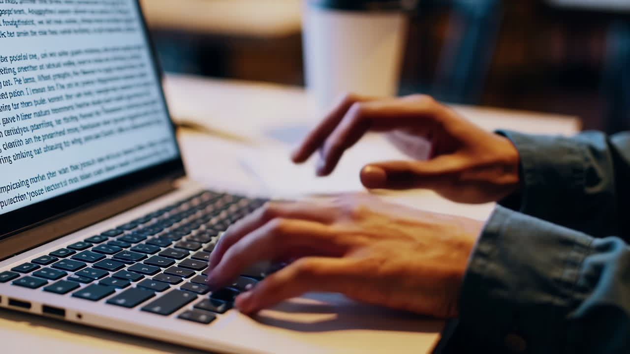 用笔记本电脑工作的人