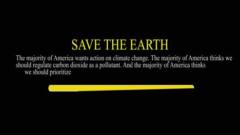 save the earth climate change campaign